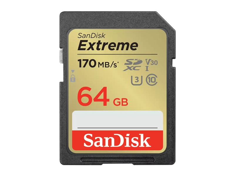 SanDisk 64GB Extreme SD UHS-I Card