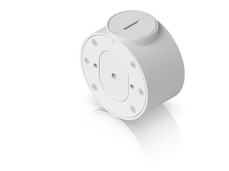 Ubiquiti Camera Compact Junction Box, For Compact UniFi Dome &Turret Cameras, Mounting Durability, Aesthetics, Ease Maintenance
