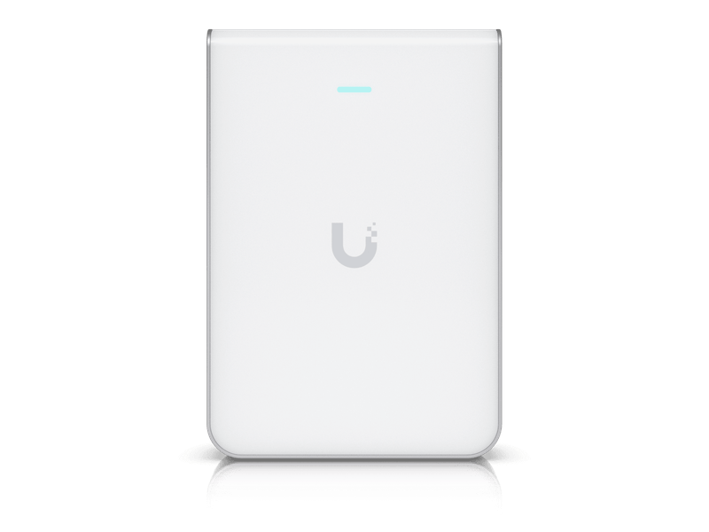 Ubiquiti U7 Pro Wall, 6 Spatial Strea,6 GHz Support Tailored,PoE+, Voltage 44—57V DC, Max Power 22W,2.5 GbE uplink,300+ Devices,140 m² cover