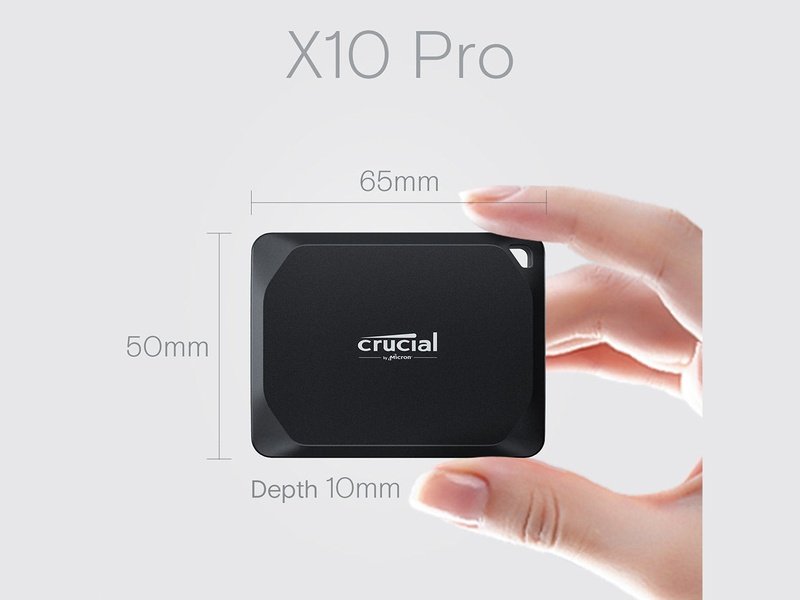 Crucial X10 Pro 4TB External Portable SSD - CT4000X10PROSSD9