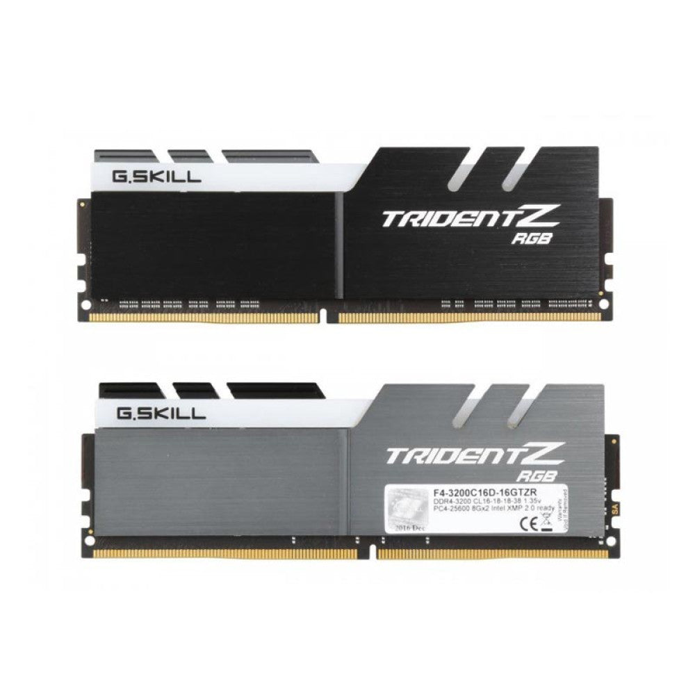 G.Skill Trident Z RGB 16GB 2x8GB DDR4 3200MHz CL16 Desktop AMD-Optimised Memory F4-3200C16D-16GTZRX