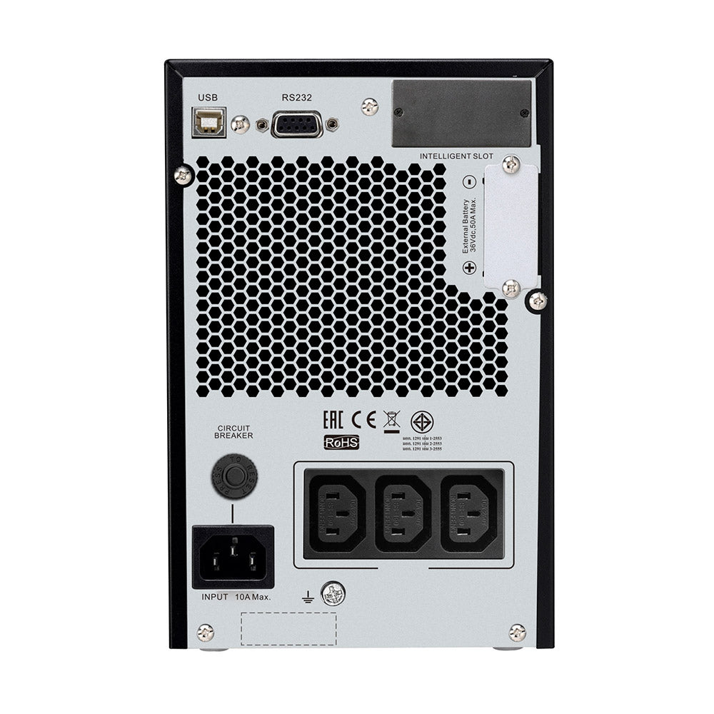 APC Easy UPS On-Line, 1000VA/800W, Tower UPS, Extended Runtime with Intelligent Card Slot