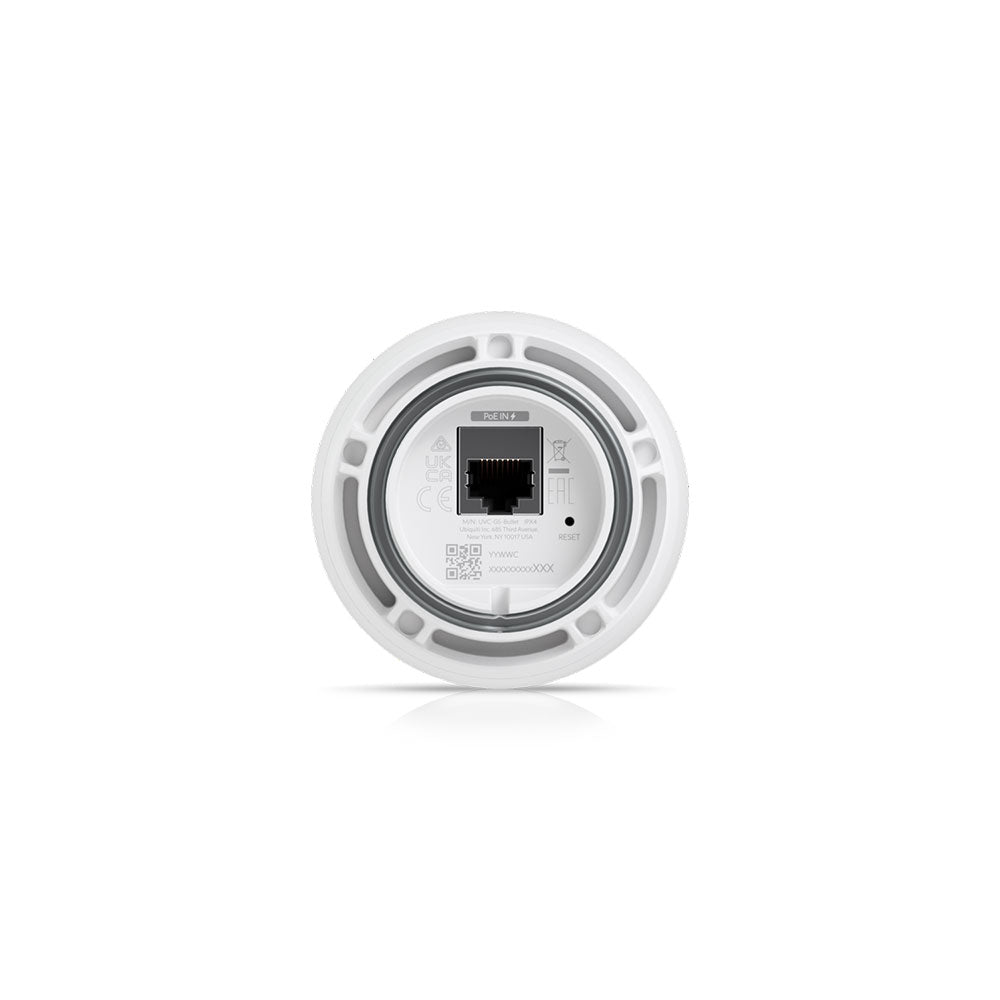 Ubiquiti UniFi Protect Camera G5-Bullet, Next-gen indoor/outdoor 2K HD PoE Camera, Polycarbonate Housing, Partial Outdoor Capable