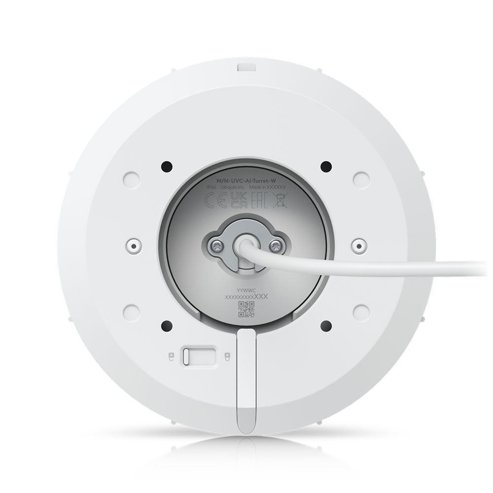 Ubiquiti Networks UVC-AI-TURRET-W AI 4K 8MP PoE+ Turret Camera - White
