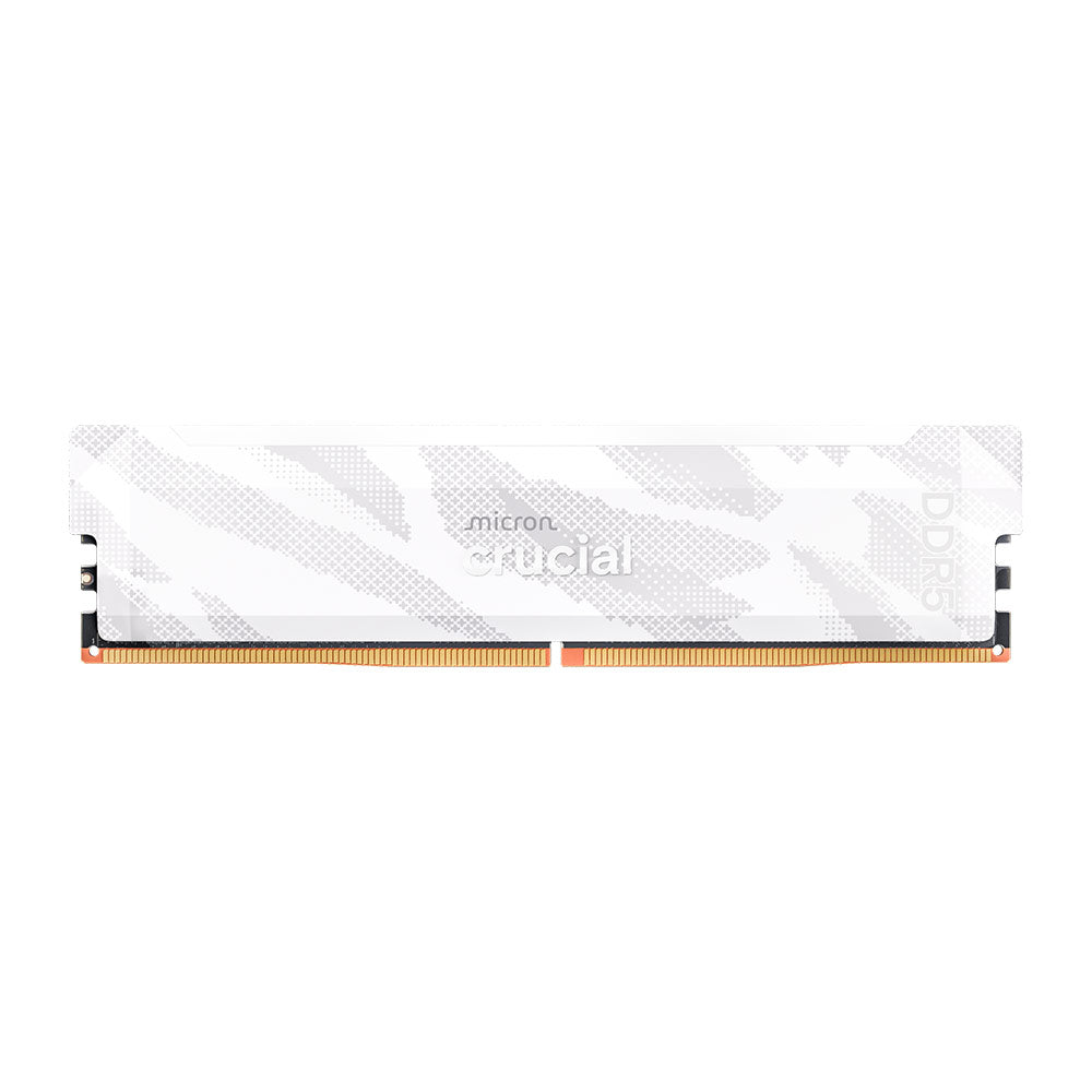 Crucial Pro OC CP16G64C32U5W DDR5-6400 CL32 16GB (1x16GB) UDIMM White