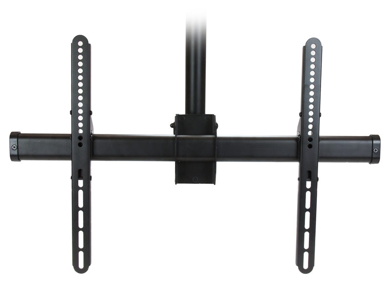 TV Ceiling Mount - Full-Motion Universal Hanging Single Screen Mount with Adjustable Telescopic Pole - Tilt / Swivel - VESA Bracket for 32”-75" Displays