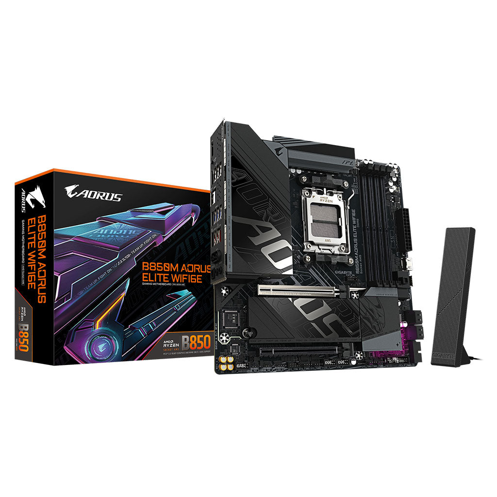 Gigabyte B850M Aorus Elite WiFi6E AM5 mATX Motherboard