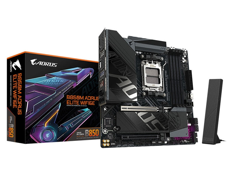 Gigabyte B850M Aorus Elite WiFi6E AM5 mATX Motherboard