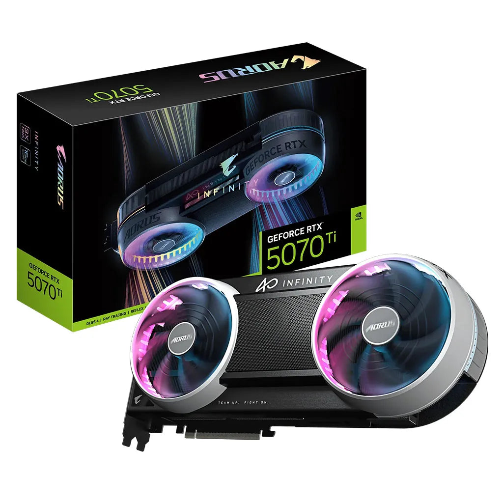 Gigabyte AORUS GeForce RTX™ 5070 Ti INFINITY 16G GDDR7 Graphic Card