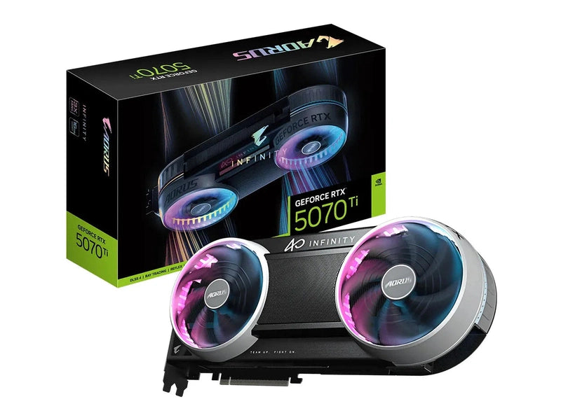 Gigabyte AORUS GeForce RTX™ 5070 Ti INFINITY 16G GDDR7 Graphic Card