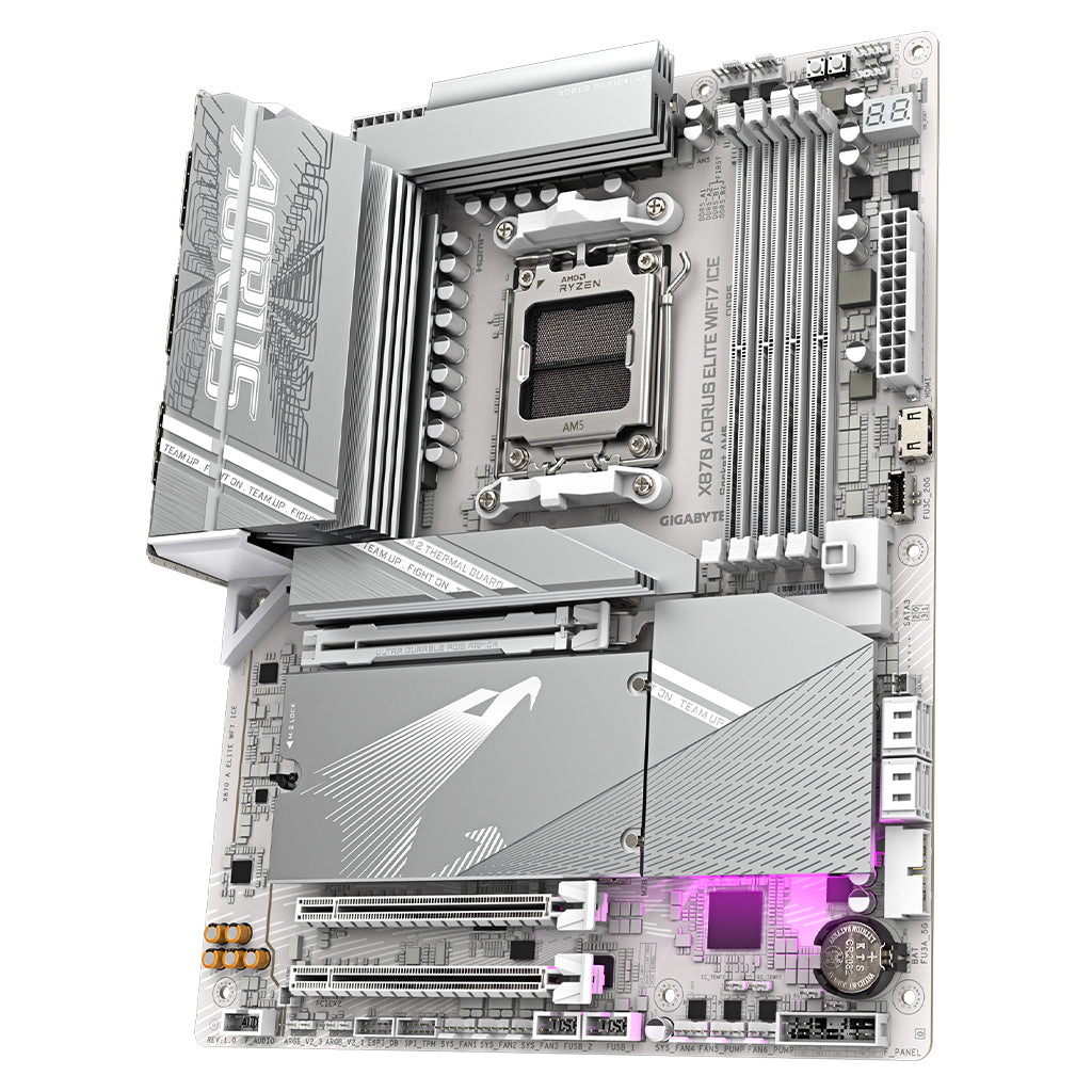 Gigabyte X870 AORUS ELITE WIFI7 AM5 ATX Motherboard (X870 A ELITE WF7 ICE 1.0)