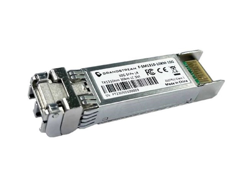 Grandstream SFP+ FIBER MODULE SINGLE-MODE, 1310NM, 10-KILOMETER, 10GBPS
