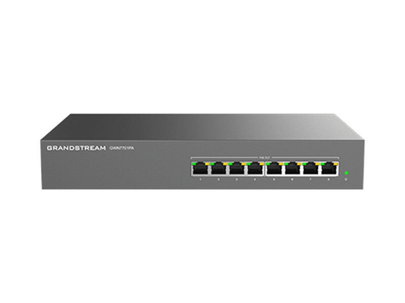 Grandstream GWN7701PA Unmanaged Network Switch 8 X GigE 8 X POE
