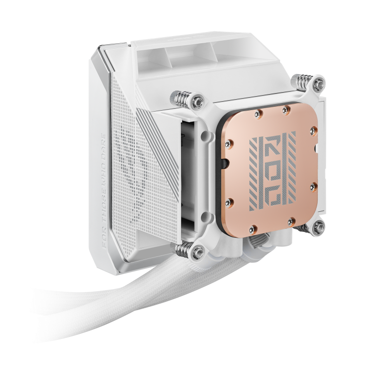 ASUS ROG Strix LC IV 360 ARGB LCD AIO Liquid CPU Cooler - White Edition