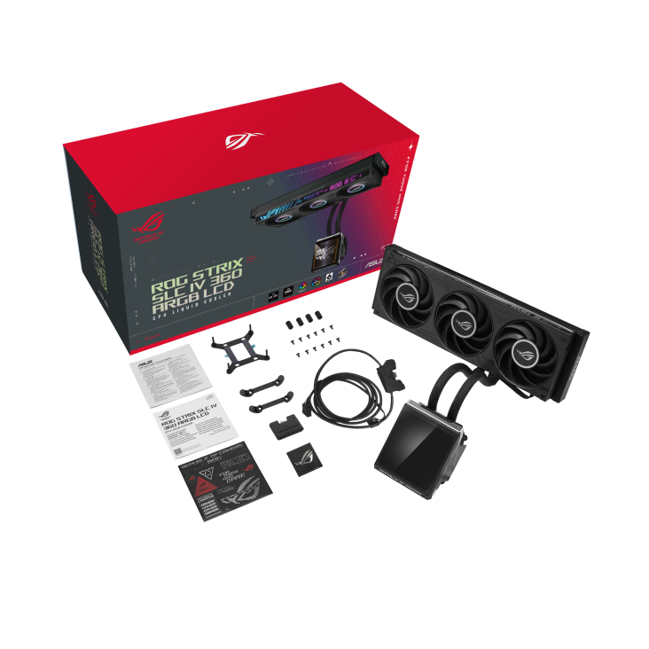 ASUS ROG Strix SLC IV 360 ARGB LCD AIO CPU Cooler ROG STRIX SLC IV 360 ARGB LCD