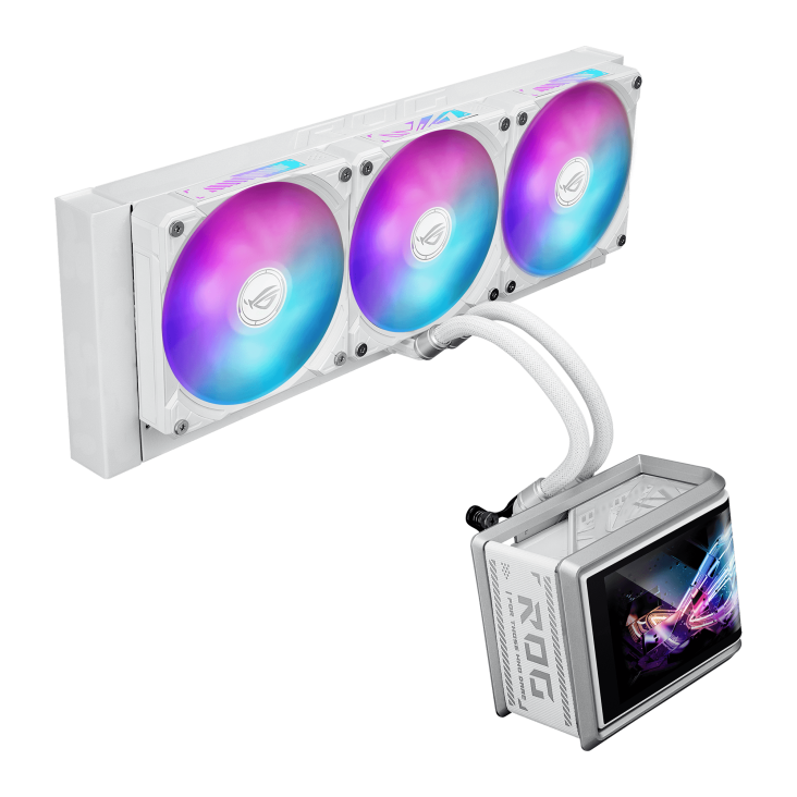 ASUS ROG Ryuo IV SLC 360 ARGB White 360mm AIO Liquid CPU Cooler ROG RYUO IV SLC 360 ARGB WHT