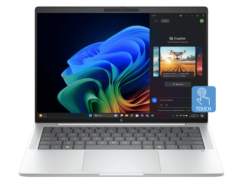 HP B9GD7PT EliteBook X G1i 14" AG WUXGA Touch Notebook AI PC, Ultra 7 16GB 512GB SSD W11P 3YOS
