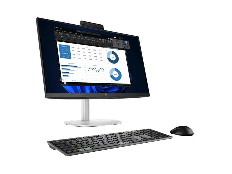 HP C0UL6PT EliteStudio 8 AIO G1i 23.8 inch Desktop AI PC, Ultra U7-265, 16GB 512GB SSD WL W11P 3Y ONSITE