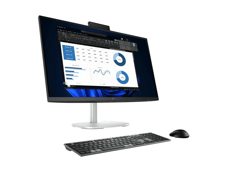 HP C0XD9PT EliteStudio 8 G1i 23.8 inch Desktop AI PC, TOUCH, Ultra 7-265, 16GB, 512GB SSD, WLAN, WIN 11 PRO, 3YR NBD ONSITE WTY