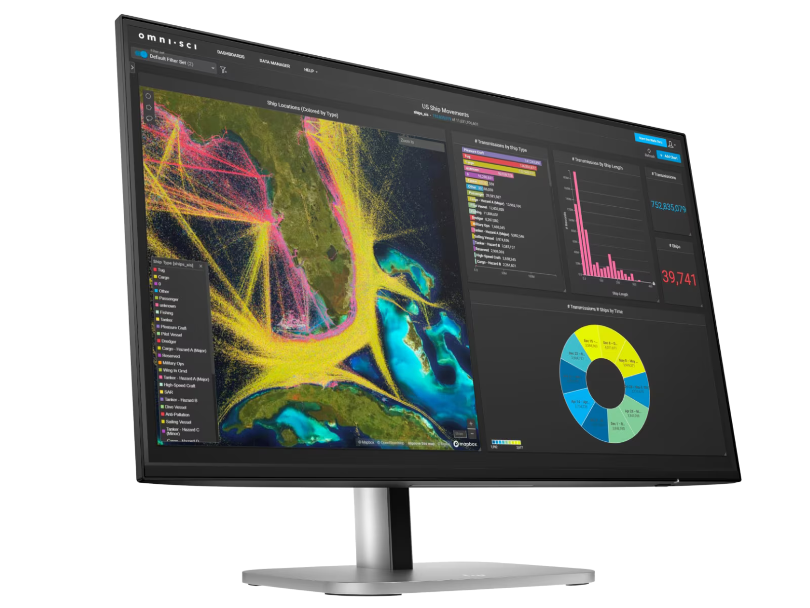 HP 9D9L6UT Series 5 Pro 23.8" FHD Monitor - 524pf