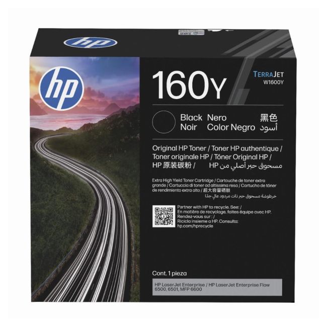 HP 160Y Black Extra High Yield Original LaserJet Toner Cartridge W1600Y