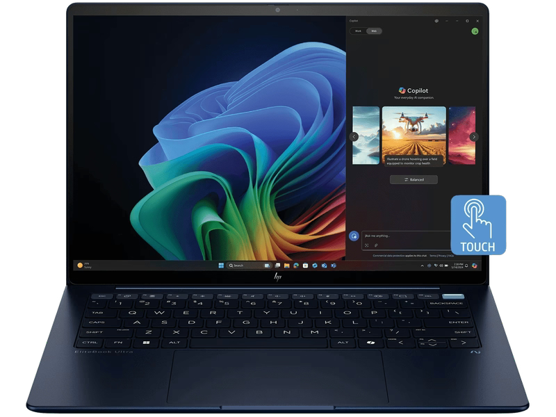 HP Elitebook Ultra G1i 14 inch Next Gen AI PC, BV OLED Touch, U5-226V, 16GB, 512GB SSD, WIN 11 PRO, 3YR NBD ONSITE, DIB USBC-HDMI