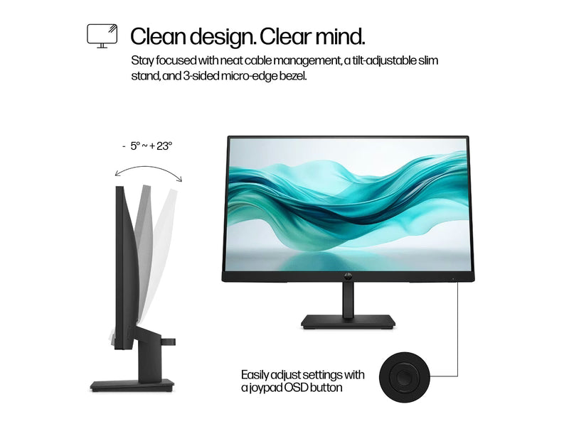 HP 9U5B0UT Series 3 Pro 21.5" FHD IPS Business Monitor - 322pf