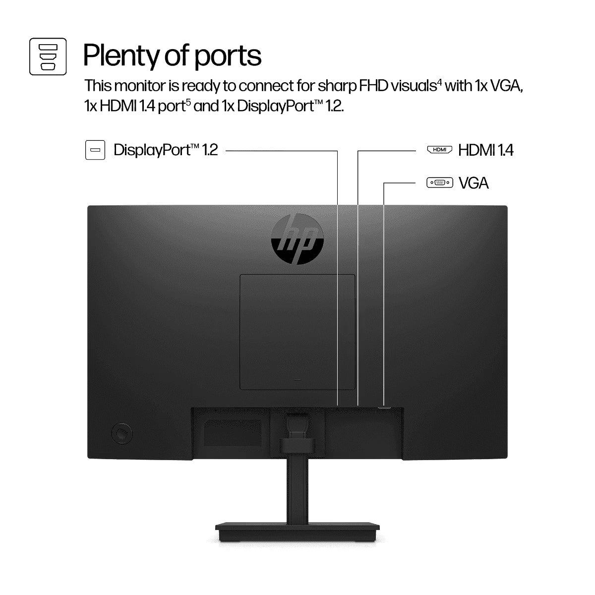 HP 9U5B0UT Series 3 Pro 21.5" FHD IPS Business Monitor - 322pf