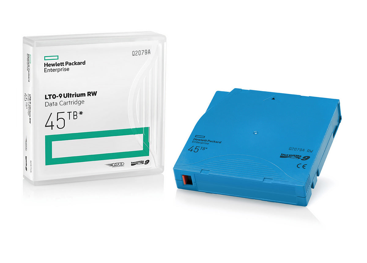 HPE LTO-9 Ultrium 45TB RW Data Cartridge 18TB Native / 45TB Compressed Q2079A