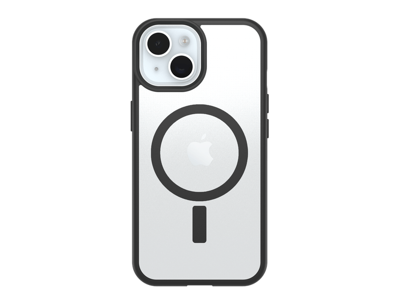 OtterBox React MagSafe Apple iPhone 16e/ iPhone 15/ iPhone 14/ iPhone 13 6.1' Case Black Crystal Clear/Black