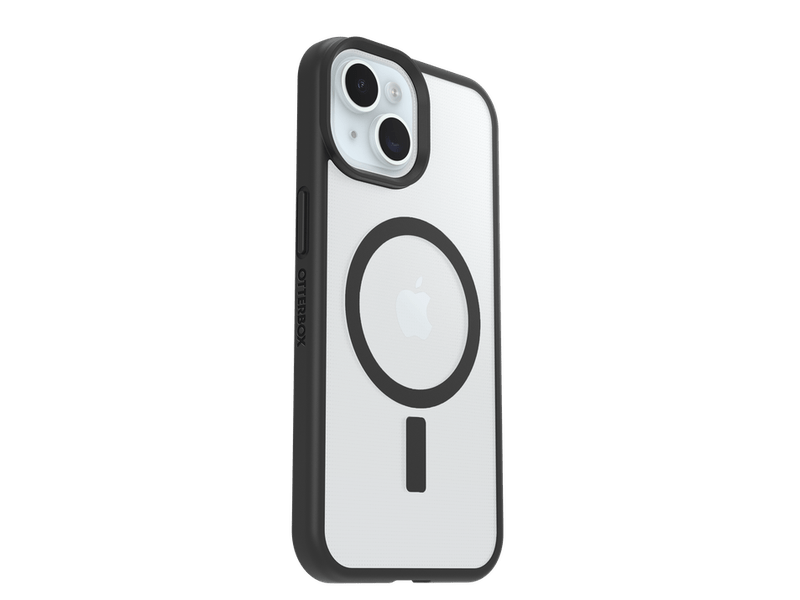 OtterBox React MagSafe Apple iPhone 16e/ iPhone 15/ iPhone 14/ iPhone 13 6.1' Case Black Crystal Clear/Black