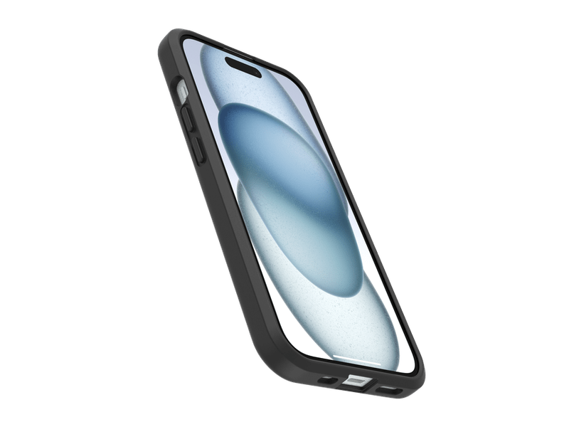 OtterBox React MagSafe Apple iPhone 16e/ iPhone 15/ iPhone 14/ iPhone 13 6.1' Case Black Crystal Clear/Black