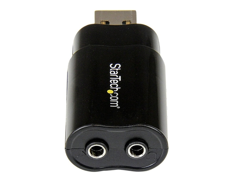 StarTech USB2.0 to 3.5mm Audio Jack Adapter, 2Yr