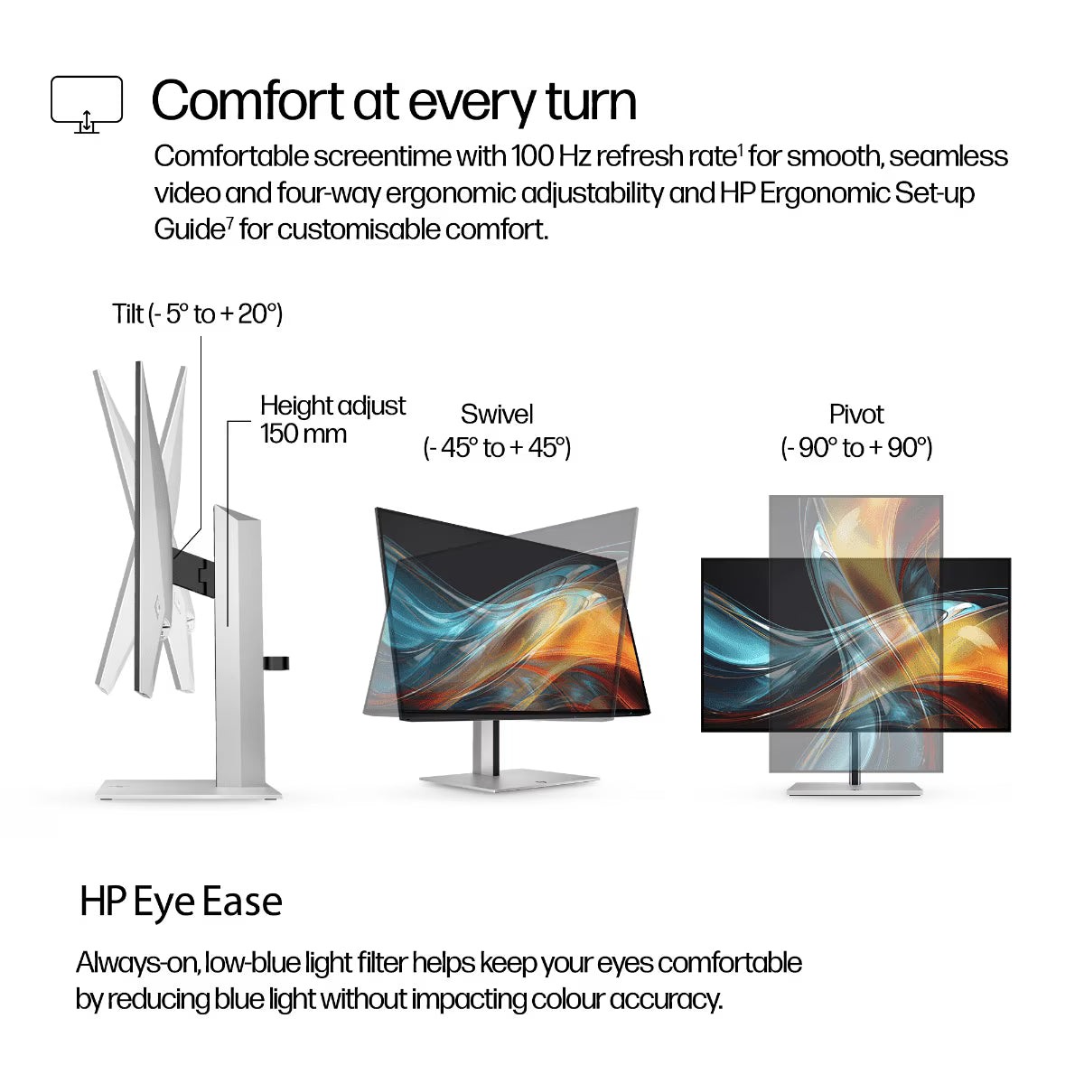 HP 8X534AA Series 7 Pro 24" WUXGA 100Hz IPS Business Monitor - 724pn