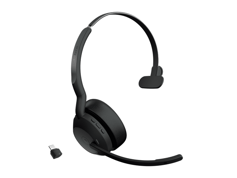 Jabra Evolve2 55 UC Mono Bluetooth Headset USB-C + Charging Stand