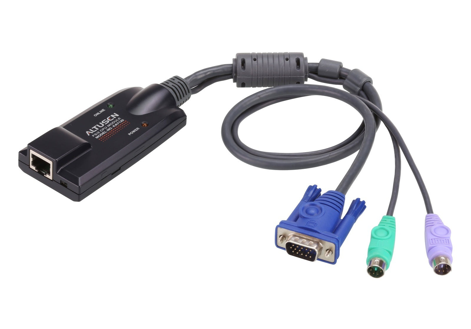 Aten KVM Cable Adapter with RJ45 to VGA & PS/2 for KH, KL, KM and KN series