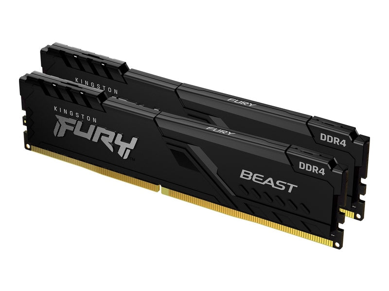 Kingston 16GB 2x8GB KF432C16BBK2/16 Fury Beast 3200MHz DDR4 RAM - Black
