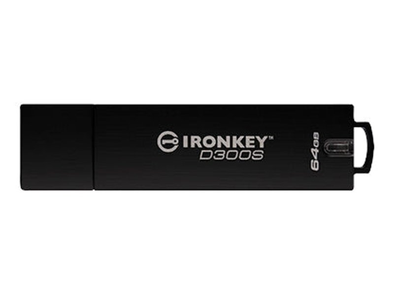 Kingston IronKey D300 D300S 64GB USB 3.1 Flash Drive