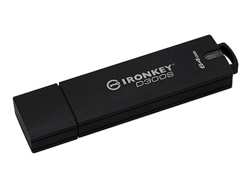 Kingston IronKey D300 D300S 64GB USB 3.1 Flash Drive