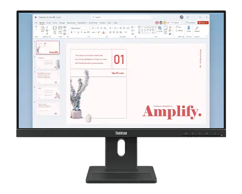 Lenovo 64BAMAR1AU ThinkVision E24-40 100Hz Full HD Anti-Glare IPS Business Monitor