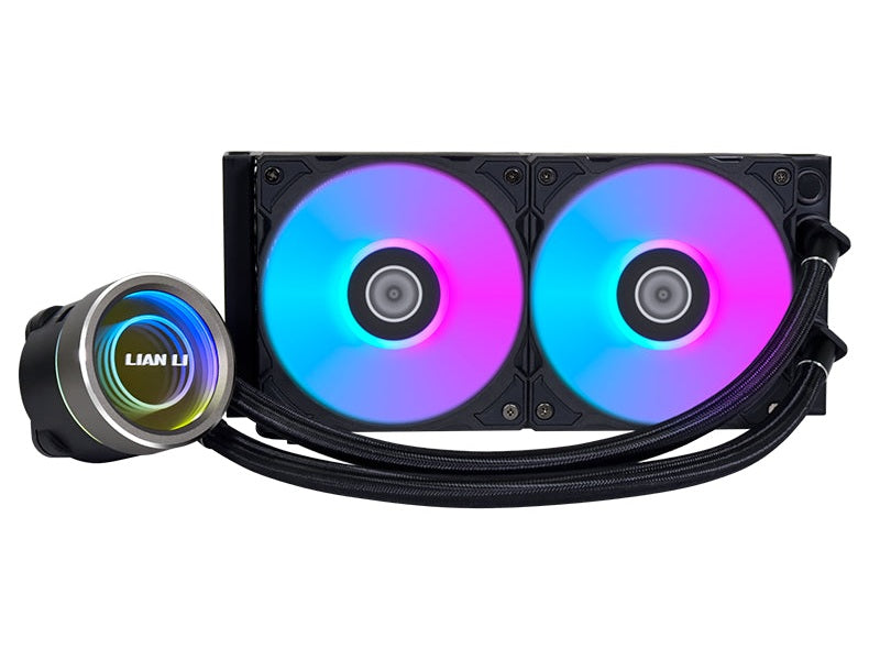 Lian Li Galahad II Trinity 240 ARGB AIO Liquid CPU Cooler - Black