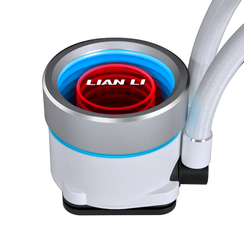 Lian Li Galahad II Trinity 240 ARGB AIO Liquid CPU Cooler - White