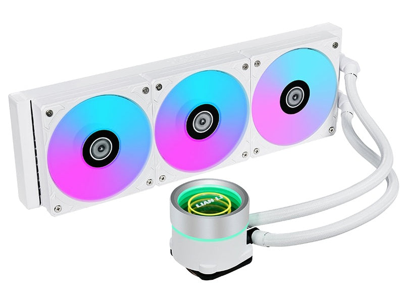 Lian Li Galahad II Trinity 360 ARGB AIO Liquid CPU Cooler - White