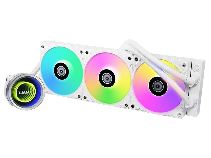Lian Li Galahad II Trinity 360 ARGB AIO Liquid CPU Cooler - White