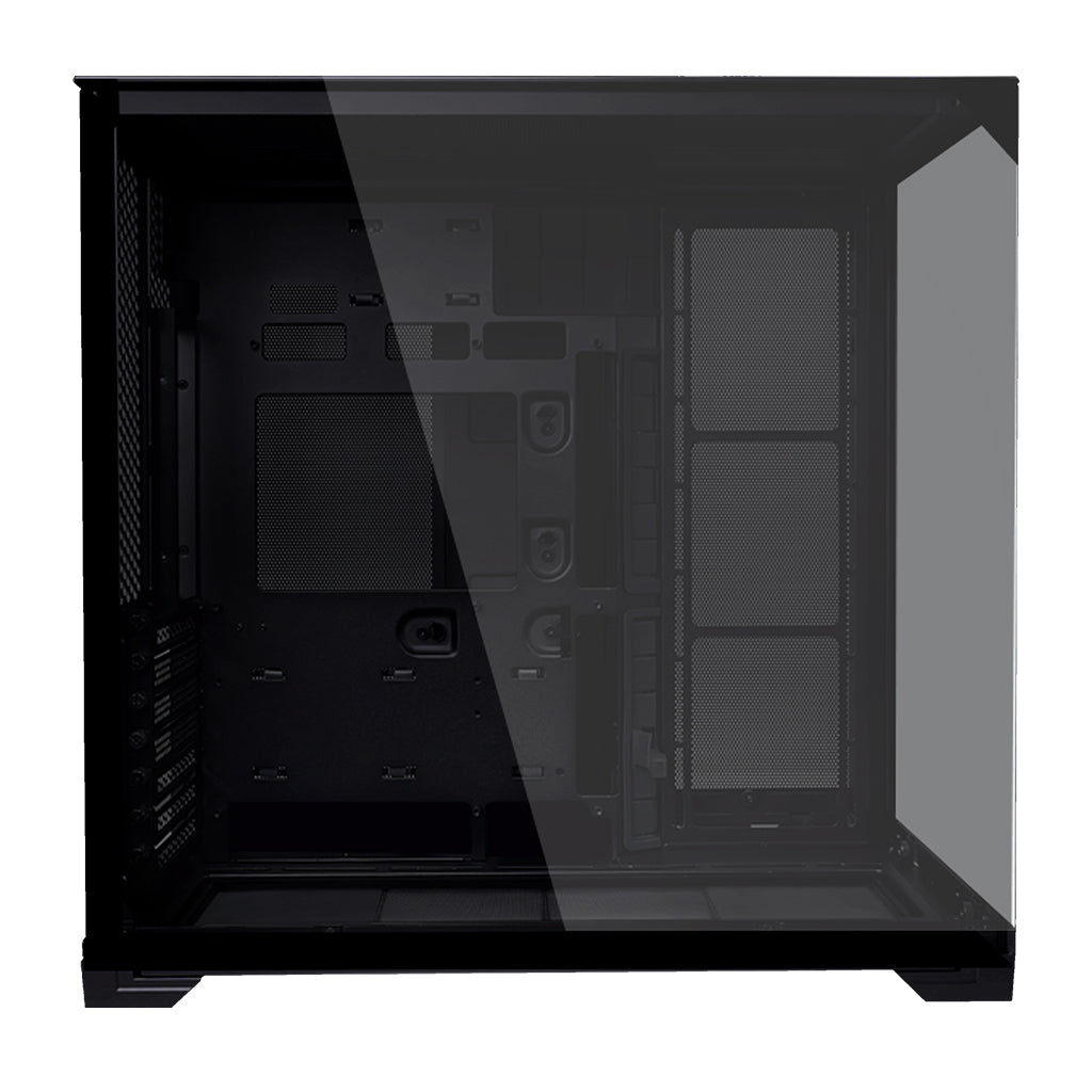 Lian Li O11 VISION COMPACT Tempered Glass E-ATX Case - Black