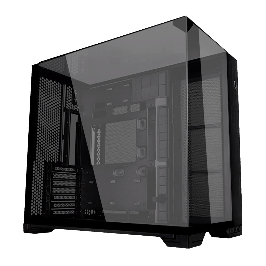 Lian Li O11 VISION COMPACT Tempered Glass E-ATX Case - Black
