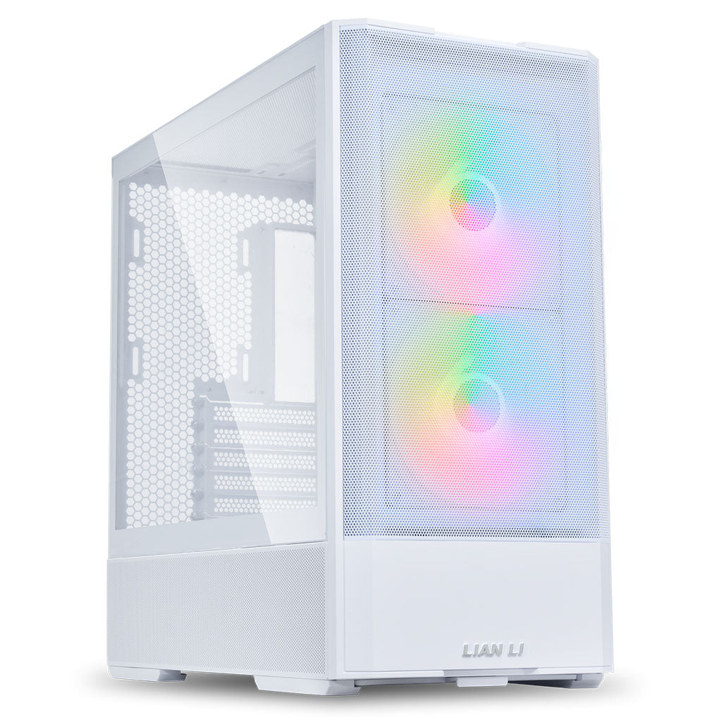 Lian-Li Lancool 207 Tempered Glass RGB ATX Mid-Tower Case - White