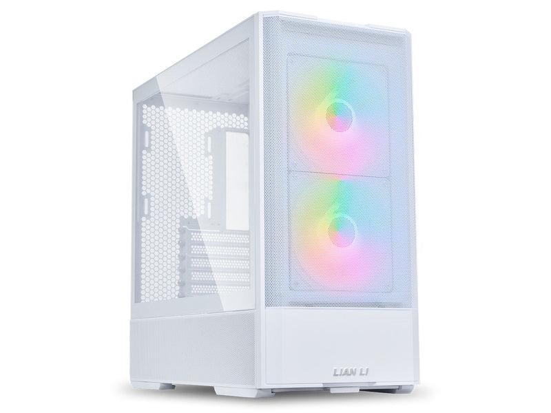 Lian-Li Lancool 207 Tempered Glass RGB ATX Mid-Tower Case - White
