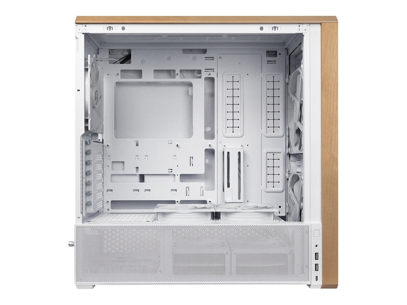 Lian-Li PC-LAN217 Tempered Glass ATX Mid-Tower Case - White