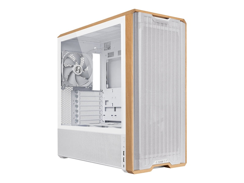 Lian-Li PC-LAN217 Tempered Glass ATX Mid-Tower Case - White